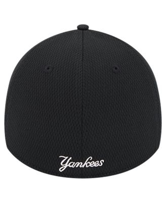 Men's Black New York Yankees Active Dash Mark 39THIRTY Flex Hat