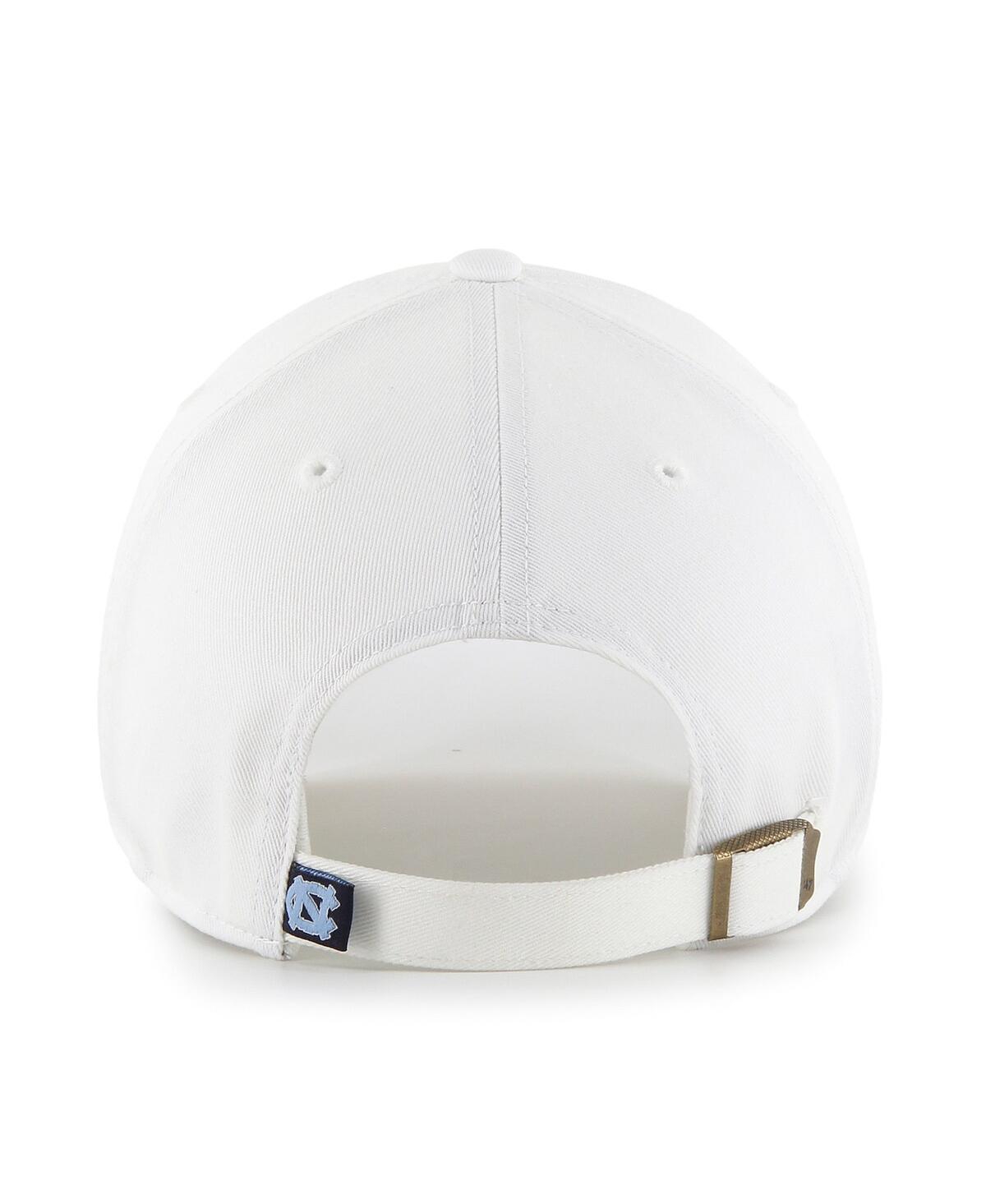 47 Brand Women'sNorth Carolina Tar Heels Sidney Clean Up Adjustable Hat - White