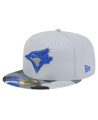 New Era Men's Gray Toronto Blue Jays Active Team Camo 59FIFTY Fitted ...