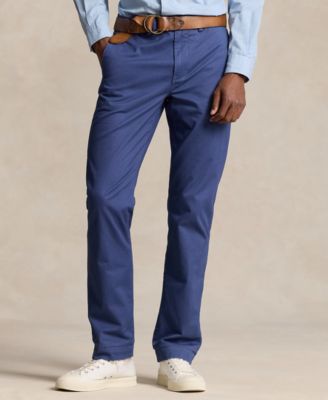 Men's Straight-Fit Washed Stretch Chino Pants