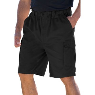 Big & Tall by KingSize Renegade 9" Full Elastic Waist Cargo Shorts
