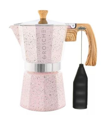 Milano Stone Cafe Bliss: Moka Pot Frother Duo