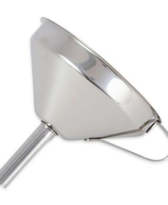 Endurance Stainless Steel 4" x 5" x 4.25" Deluxe Funnel with Removable Filter Set