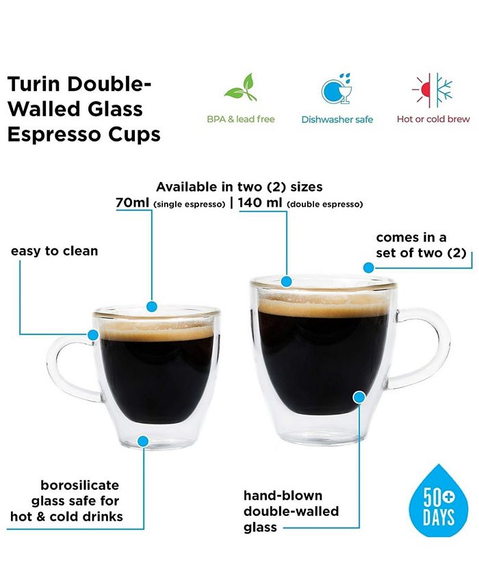 GROSCHE Milano - Cafetera de café espresso moca, 9 tazas, 15.2 onzas
