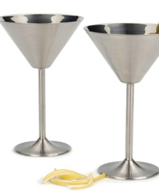 Endurance Martini Glass 2 Piece Set 4.5x7"