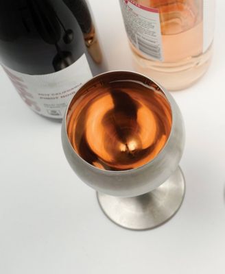 Endurance Stainless Steel Wine Glass Set 2 Piece 3x3x7"