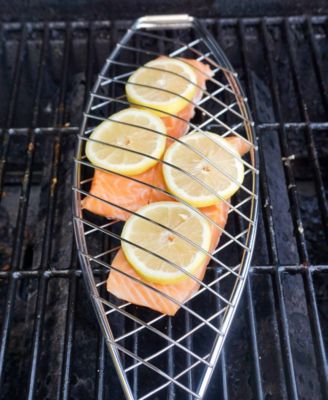 Rosewood Wire 26"x6"x2" BBQ Fish Basket