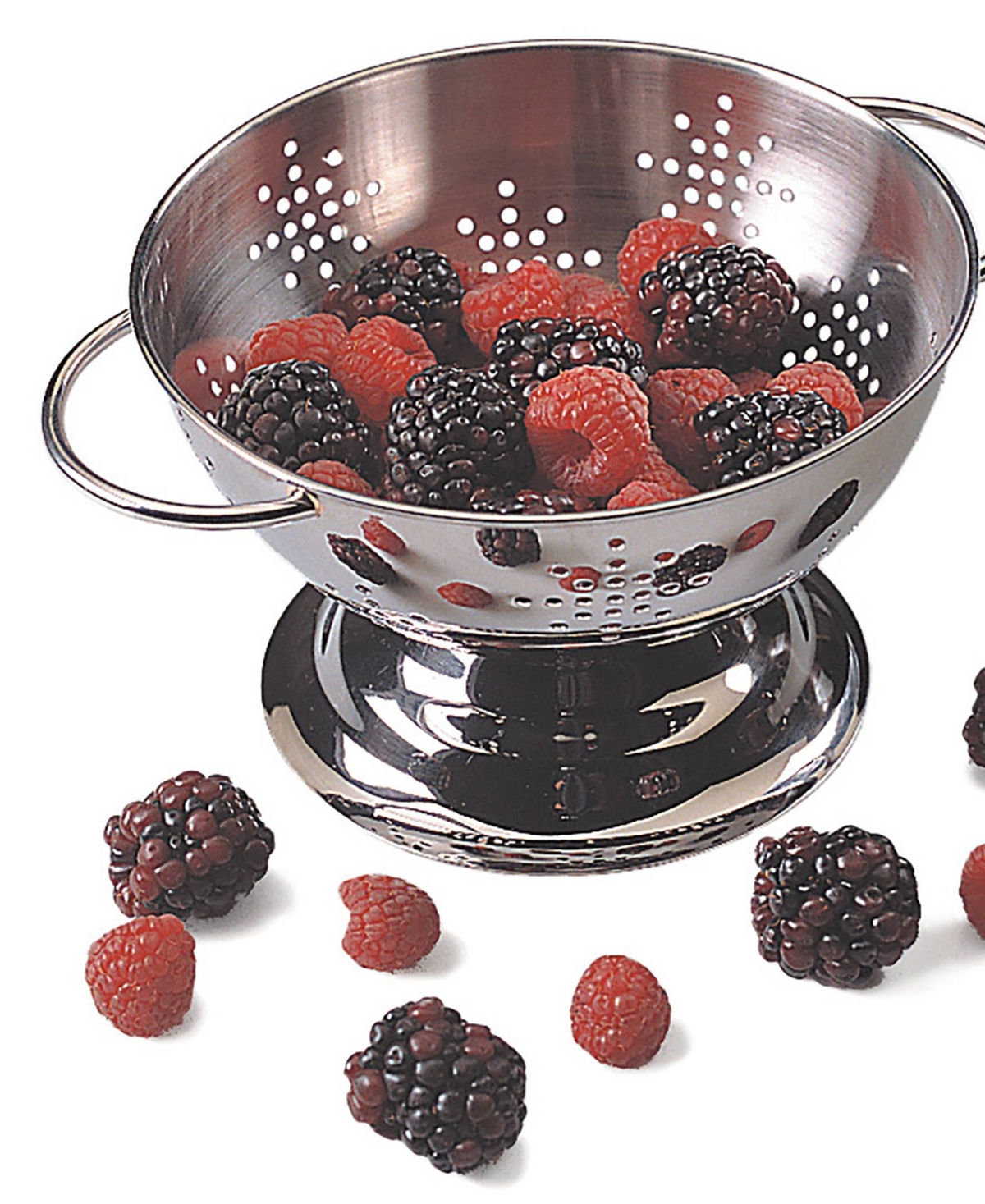 Shop Rsvp International Endurance 2 Cup Baby Colander In Gray