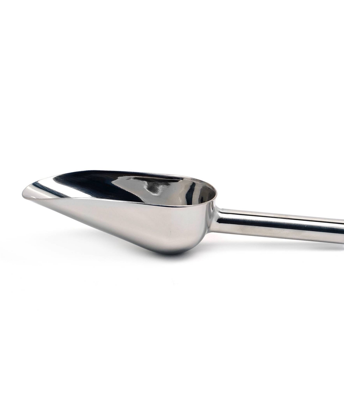 Shop Rsvp International Endurance Stainless Steel 1/2 Cup Measuring Scoop In Gray