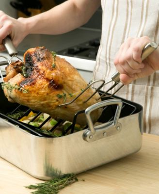 Endurance Stainless Steel 2 Piece 12x5x1" Turkey Lifters -