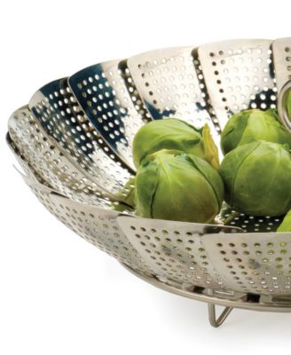 Endurance Precision Pierced Stainless Steel 9.5" Vegetable Steamer