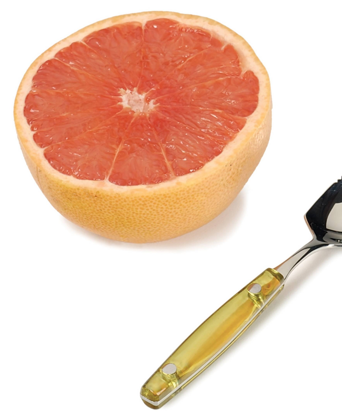 Shop Rsvp International Endurance 2 Piece 6" Stainless Steel Grapefruit Spoon Set In Silver