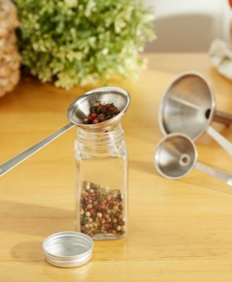 Endurance Stainless Steel 3 Piece 3" D Mini Funnel Set