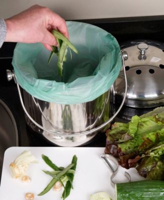 Endurance Stainless Steel Jumbo 1.5 Gallon Compost Pail