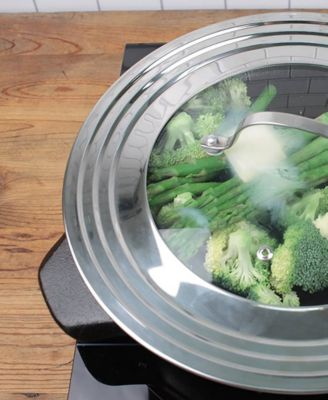 Endurance Stainless Steel Glass 9" Diameter Universal Lid