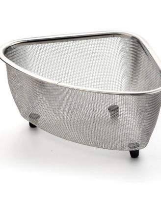 Endurance Stainless Steel 9"x7"x4" In-Sink Mesh Corner Basket