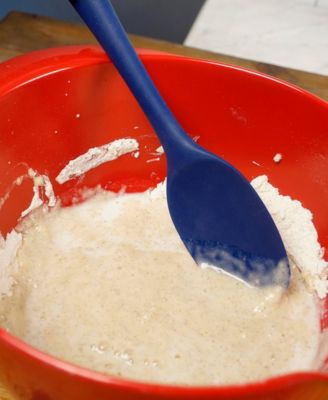 Silicone Coated Steel 11" x 2.25" Ela Series Blue Spoon