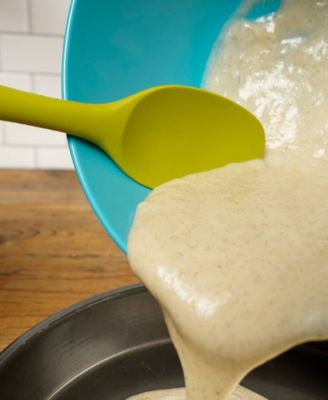 Silicone Coated Steel 11" x 2.25" Ela Series Green Spoon