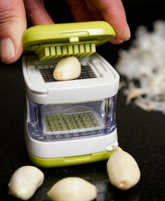 5 Piece Plastic and Stainless Steel 2.8x2.8" Garlic Cube