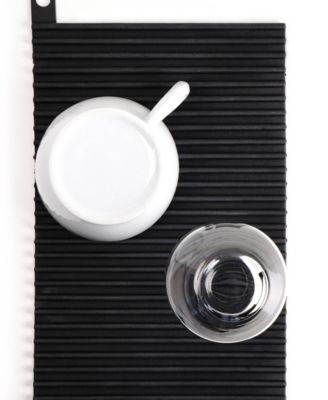 Silicone 12x7" Black Sink Mat/Hot pad