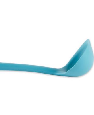 Silicone Coated Steel 11x3.5" Ela Series Turquoise Ladle
