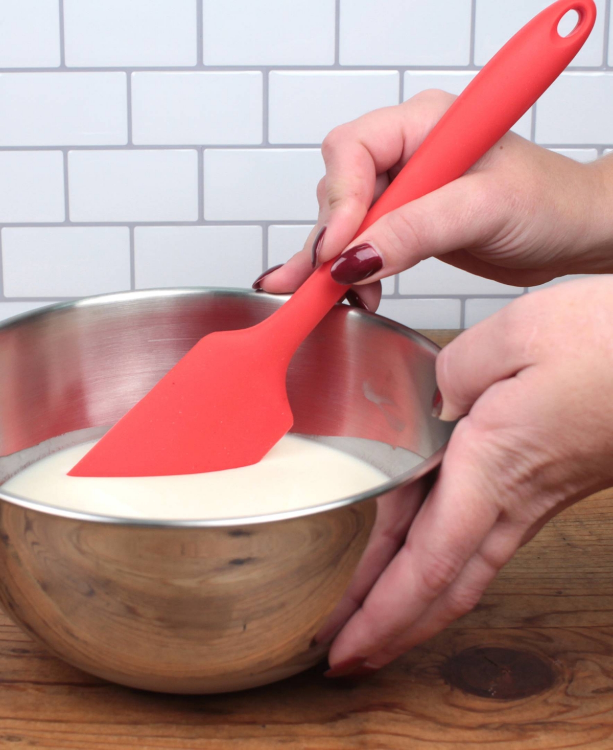 Shop Rsvp International Silicone Coated Steel 11" Ela Series Red Spatula