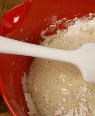 Silicone Coated Steel 11" Ela Series White Spatula