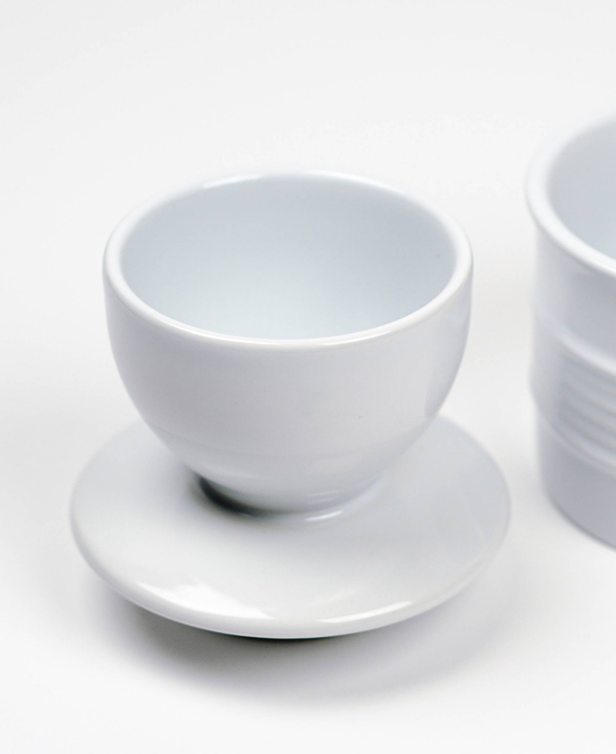 Rsvp International Stoneware White 3.7" Diameter Butter Pot In White