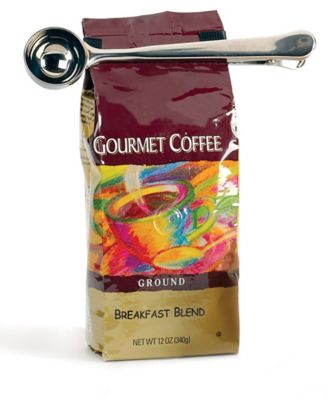 Endurance Stainless Steel 7" Coffee Scoop 'N Clip