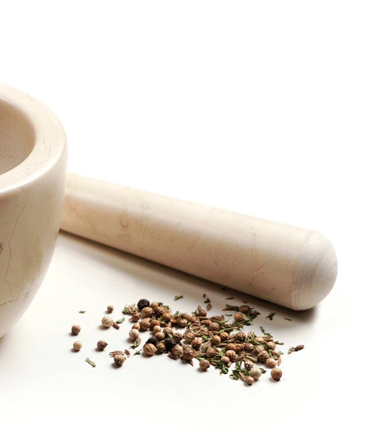 Shop Rsvp International Beige Marble Mortar Pestle Set