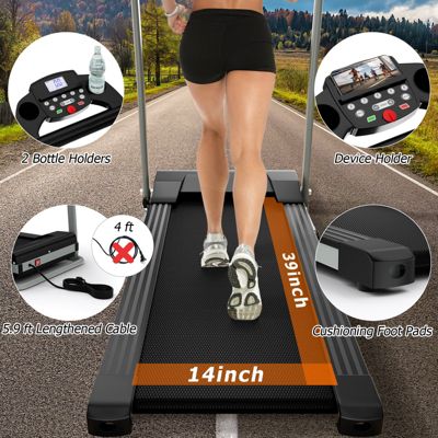 2 HP Folding Treadmill Motorized Running Machine 12 Preset Program & LCD Display