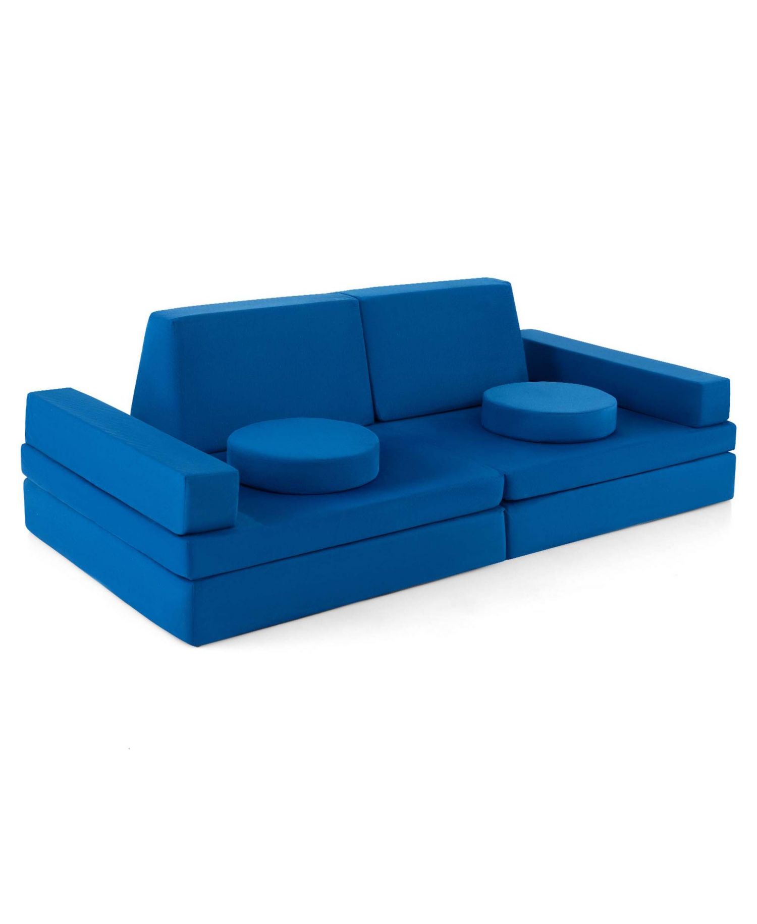 Kids Play Sofa Set Modular Convertible Foam Folding Couch Toddler
