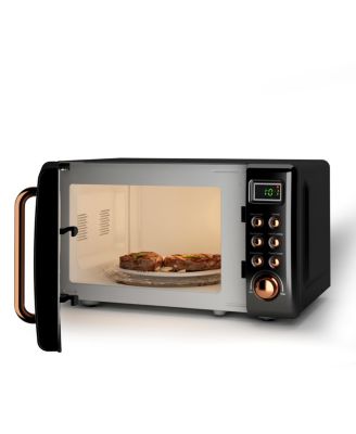0.7Cu.ft 700W LED Retro Countertop Microwave Oven