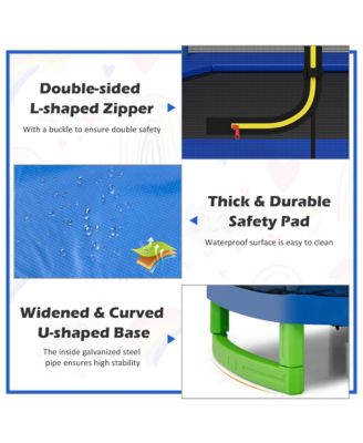 7FT Kids Trampoline Outdoor Indoor Recreational Bounce Jumper