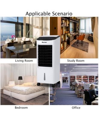 Generic Evaporative Filtered Portable Air Cooler Fan with Humidifier and Remote Control