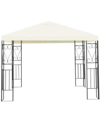 10'x10' Patio Gazebo Canopy Tent Steel Frame Shelter Patio Party Awning