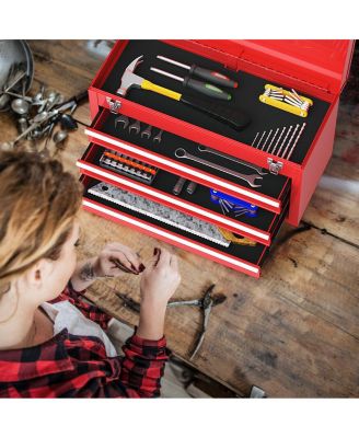 Portable Tool Chest Box Storage Cabinet Garage Mechanic Organizer