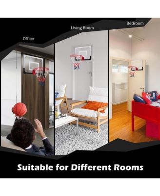 Over-The-Door Mini Basketball Hoop