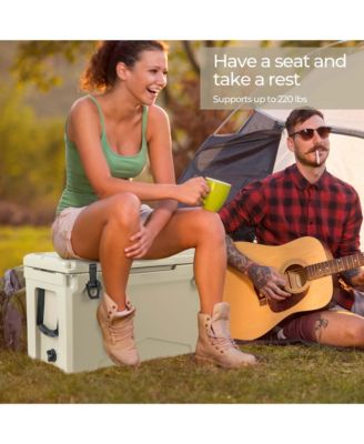 50 QT Rotomolded Cooler Portable Ice Chest Ice Retention for 5-7 Days