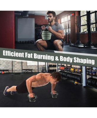 4 in 1 Adjustable Weight Dumbbell Set 92lbs Free Weight Set withConnector Home Gym