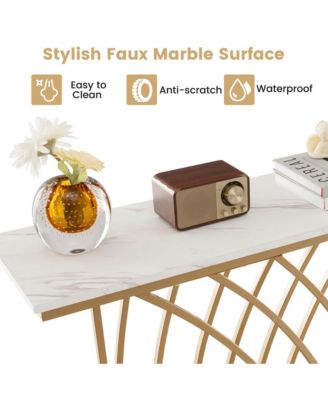 48'' Console Table Modern Accent Entryway Table Long Behind Couch Table