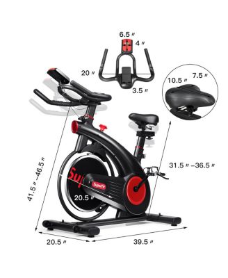 Stationary Exercise Bike Silent Belt Drive Cycling Bike