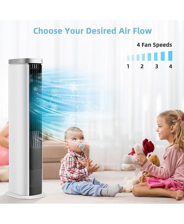 Costway 3In1 Portable Evaporative Air Cooler 40'' Bladeless Cooling
