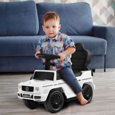 3 in 1 Ride on Push Car Mercedes Benz G350 Stroller Sliding Car