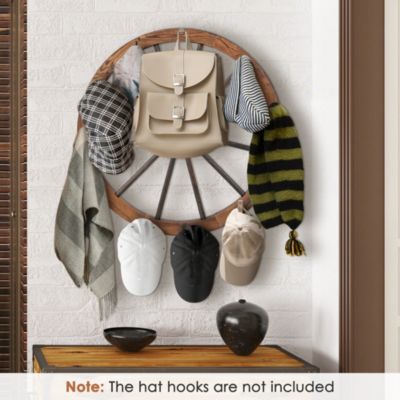 Decorative Vintage Wood Garden Wagon Wheel