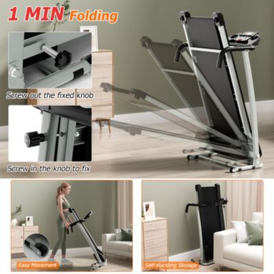 800W Folding Treadmill Electric /Support Motorized Power