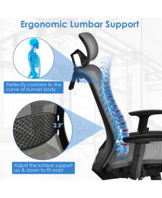 Ergonomic High Back Mesh Office Chair Recliner Task Chair