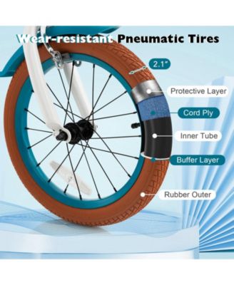 16 Inch Kids Bike with Front Handbrake and 2 Training Wheels