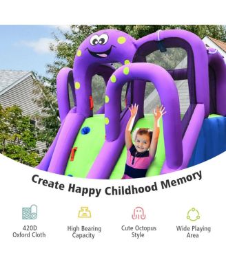 Inflatable Water Park Mighty Bounce House with Pool and 780W Blower