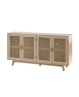 Hulala Home Byblis Rattan Tv Stand for TVs up to 65